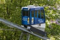 The Schlossbergbahn (English: Castle Hill Railway) is a funicular railway in Freiburg Royalty Free Stock Photo