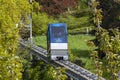 The Schlossbergbahn (English: Castle Hill Railway) is a funicular railway in Freiburg Royalty Free Stock Photo