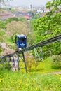 Schlossbergbahn - funicular railway in Freiburg im Breisgau Royalty Free Stock Photo