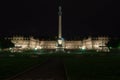 Schlossplatz castle at night