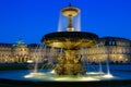 Schlossplatz Fountain in Stuttgart, Germany Royalty Free Stock Photo