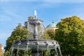 Schlossplatz Fountain in Stuttgart, Germany