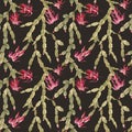 Schlumberger cactus pattern Royalty Free Stock Photo