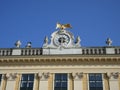 Sculpture at the top of Schnbrunn Palace. Vienna, Austria. Royalty Free Stock Photo