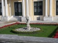 Sculpture in front of Schnbrunn Palace entrance. Vienna, Austria. Royalty Free Stock Photo