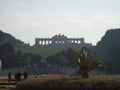 The Gloriette seen from Schnbrunn Palace. Vienna, Austria. Royalty Free Stock Photo