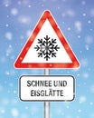 Schnee und EisglÃÂ¤tte - German Text