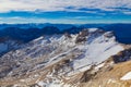 Schneeferner glacier from Zugspitze mountain, Alps, Germany Royalty Free Stock Photo