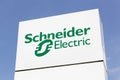 Schneider Electric logo on a panel