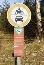 Schneverdingen - Entrance to nature reserve Luneburg Heath