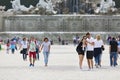 Schoenbrunn Park And Tourists, Austria, editorial