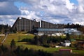 Schoeneck, Germany - February 25, 2024: IFA Schoeneck Hotel and Holiday Park, a 4-star hotel and a ski resort with a magnificent