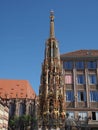 Schoener Brunnen beautiful fountain in Nuernberg