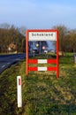 City entrance sign of Schokland