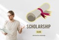 Scholarship Aid College Education Loan Money Concept Royalty Free Stock Photo