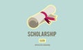 Scholarship Aid College Education Loan Money Concept Royalty Free Stock Photo