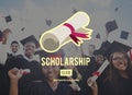 Scholarship Aid College Education Loan Money Concept Royalty Free Stock Photo