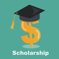 Scholarship concept - Savings for higher education