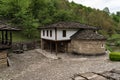 Scholl and church building in Architectural ethnographic complex `Etar`