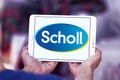 Scholl footcare solutions company logo Royalty Free Stock Photo