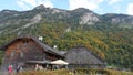 Schonau am Konigssee, Germany - October 22, 2023: People going at tourist centre of Konigsee with hotels and shops Royalty Free Stock Photo