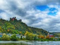 Schonberg Castle near Oberwesel on the Rhine River
