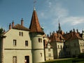 Schonborn castle in Chynadiyovo, Carpathians Ukraine Royalty Free Stock Photo