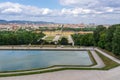 View on Schonbrunn Castle and Vienna