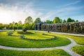 Schonbrunn gardens in Vienna Royalty Free Stock Photo