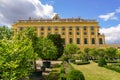 Schonbrunn Palace architecture and gardens Royalty Free Stock Photo