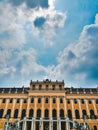 Schonbrunn Palace Detail. Beautiful sky