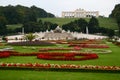 Schonbrunn palace garden Royalty Free Stock Photo