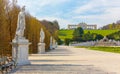 Schonbrunn Palace Gardens in Vienna Royalty Free Stock Photo