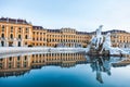 Schonbrunn Palace, imperial summer residence in Vienna Royalty Free Stock Photo