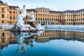 Schonbrunn Palace, imperial summer residence in Vienna Royalty Free Stock Photo