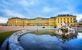 Schonbrunn Palace, imperial summer residence in Vienna.