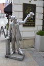 Schone Naci Statue , Bratislava Royalty Free Stock Photo