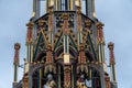 Schoner Brunnen fountain Located on the Hauptmarkt square in Nuremberg, Germany