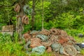 Schoodic Lobster Traps Royalty Free Stock Photo