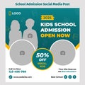 School Admission Social Media Post Template