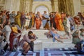 School of Athens Fresco by Raphael Royalty Free Stock Photo