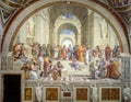 The School of Athens by Raphael Royalty Free Stock Photo