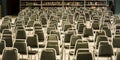 School auditorium with empty seats Royalty Free Stock Photo