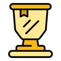 School award icon vector flat Royalty Free Stock Photo