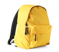 School backpack on white background Royalty Free Stock Photo