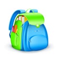 School bag icon Royalty Free Stock Photo
