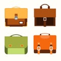 School bags icons