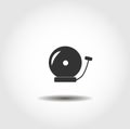 School bell vector icon. education design element Royalty Free Stock Photo
