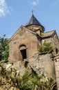 School and bell tower of the monastery Goshavank in the village of Gosh, located near the town of Dilijan