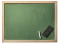 School blackboard, isolated